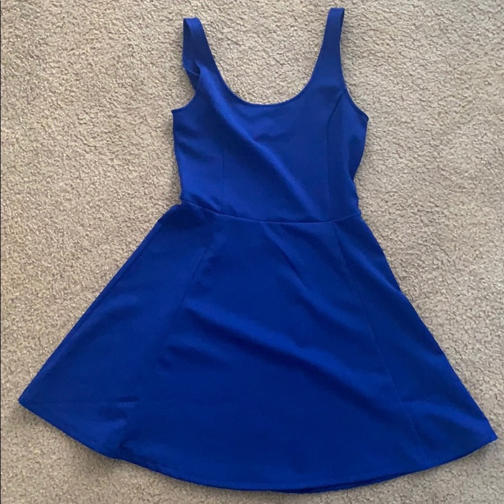 Blue dress